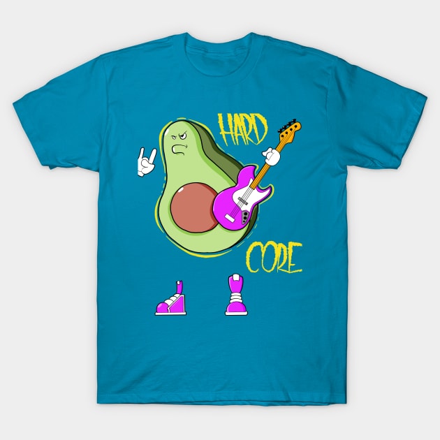 Hard To The Core T-Shirt by Art by Nabes